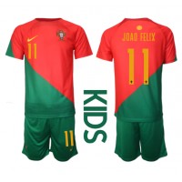 Dres Portugal Joao Felix #11 Domaci za djecu SP 2022 Kratak Rukav (+ kratke hlače)